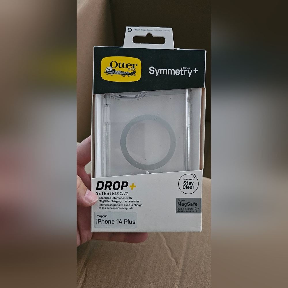 OtterBox Symmetry+ Clear Case for iPhone 14 Plus